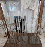 شمعدان 9-7-5 شاخه کریستالی