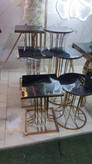 میز طرح ستونی مربع